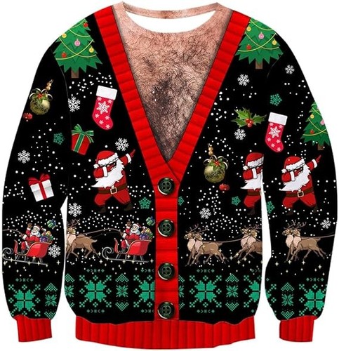 Xmas men women ugly jumper - men@women,