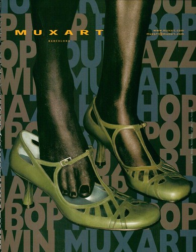 Muxart footwear magazine print - footwear,