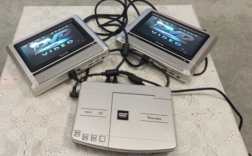 Portable dvd player with dual - player,