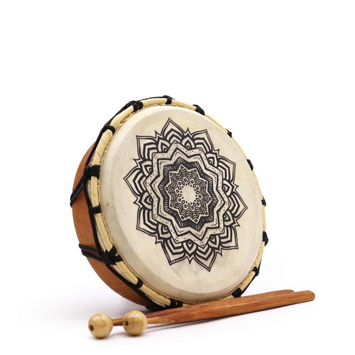Mandala shamanic hoop drum - shamanic, 8"