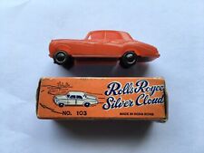 C1960s VINTAGE No3 ROLLS ROYCE SILVER CLOUD TOY CAR IN ITS ORIGINAL BOX