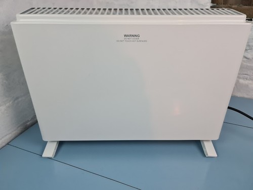 2kw white convector - white,