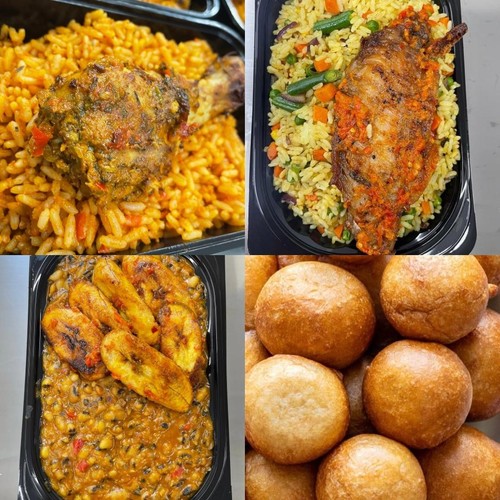 Jollofrice chicken fried - jollofrice&chicken,,