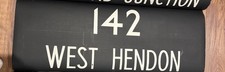 1983 London Transport bus blind Destination 142 West Hendon
