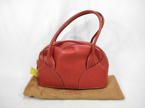 Loewe leather hand red - leather, handbag