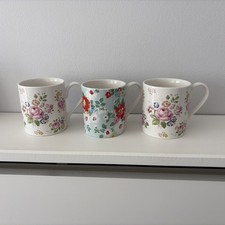 Cath Kidston Mugs X 3 Floral