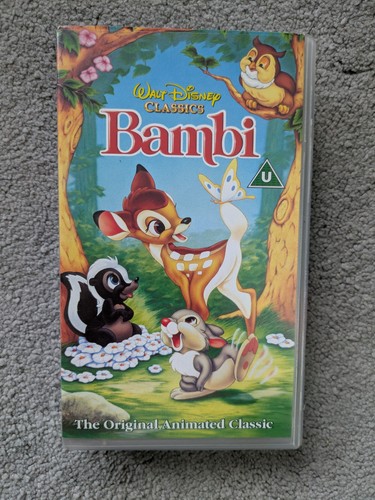 Bambi disney vhs - bambi,
