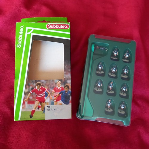 Boxed subbuteo 735 scotland - boxed, subbuteo,