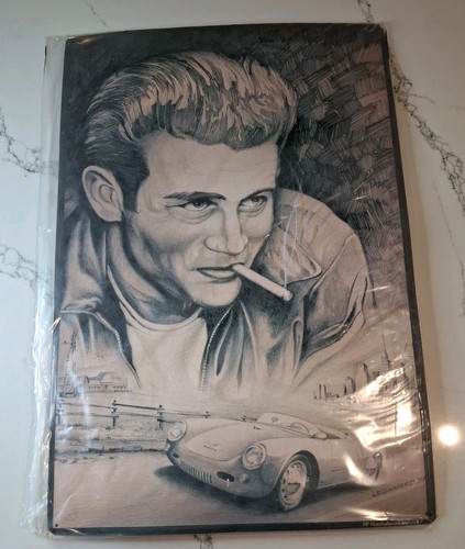 James dean and - james, plate