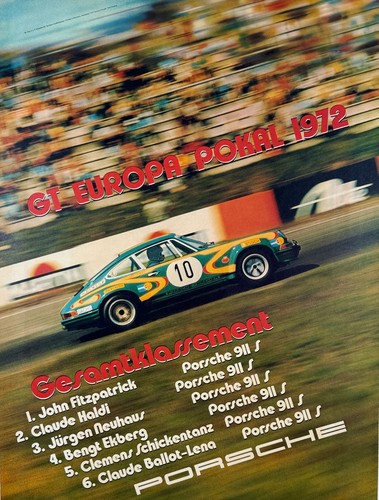 Porsche europa pokal 1972 - europa,
