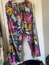 Tu Floral Wide-Leg Trousers