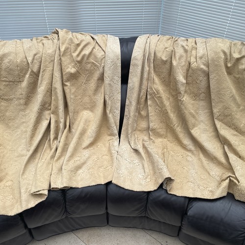 Pair gold jacquard damask - gold,