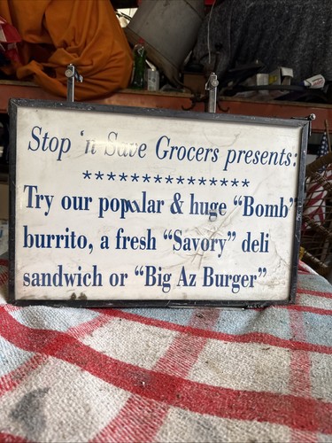 Vintage american stop save - vintage,