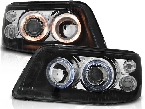 Black headlights with angel - black,