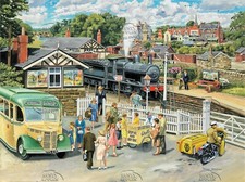 1960's Village Train Station