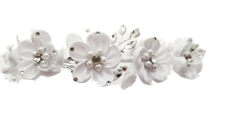 White communion head piece - communion,