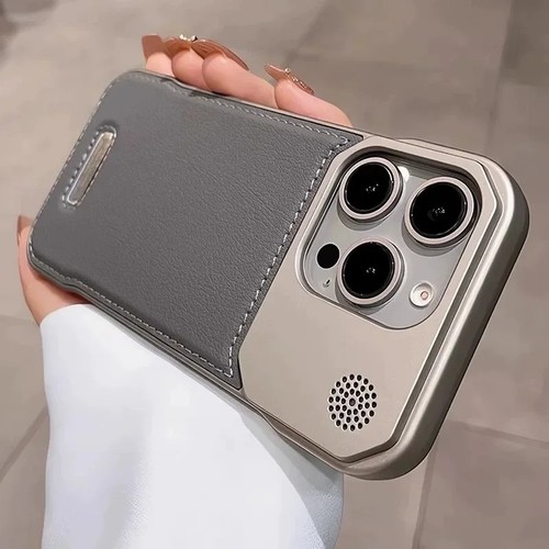 Leather magsafe case for - leather,