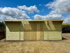 X24 timber workshop - 12'x24',