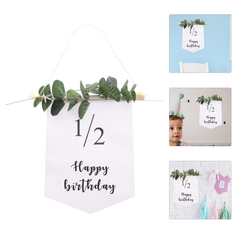 Set half year flag banner - flag,