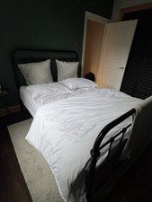 King Size Feather & Black Bed