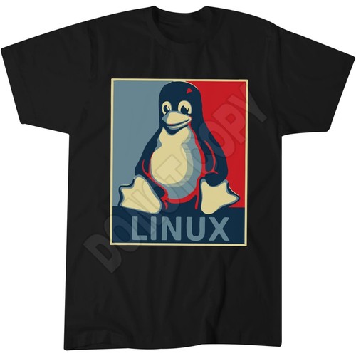 Linux tux penguin obama poster - linux,