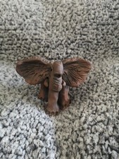 Clay African Elephant With