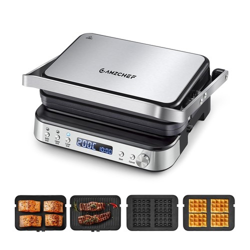 Electric grill panini - electric, grill,
