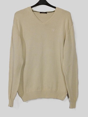 Men barbour sweater - sweater, beige