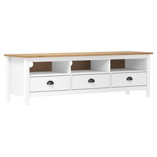 Solid Wood Pine TV Cabinet