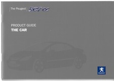 Peugeot 307 CC 2003-04 UK Market Salesmans Product Guide Brochure 2.0 138 180