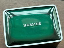 Hermes Paris Travel Size Soap Eau D'Orange Verte 25g 1.7oz Hard Case