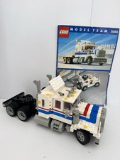 Vintage Lego Model Team 5580 Highway Rig With Instructions