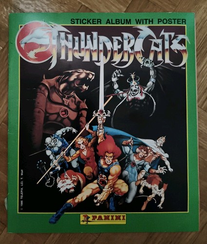 Thunder cats sticker album - thunder,