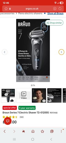 Braun series g1200s - series, 72-g1200s