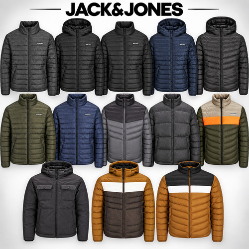 Jack jones mens puffer - &,