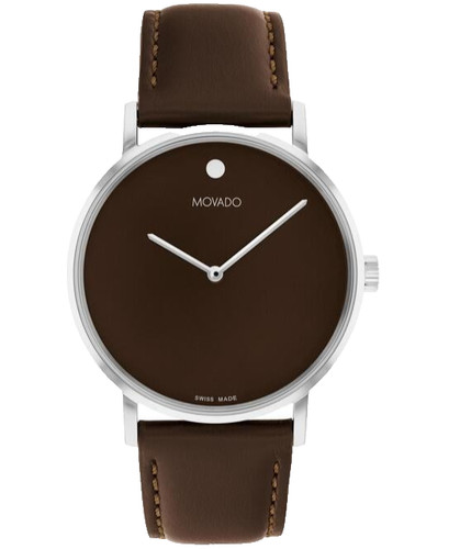 Movado signature 0608099 brown - signature,