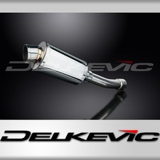 KAWASAKI ZX9R NINJA 1998-1999 225mm OVAL STAINLESS SILENCER EXHAUST KIT