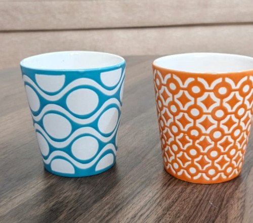 Vintage ceramic cups - vintage, retro