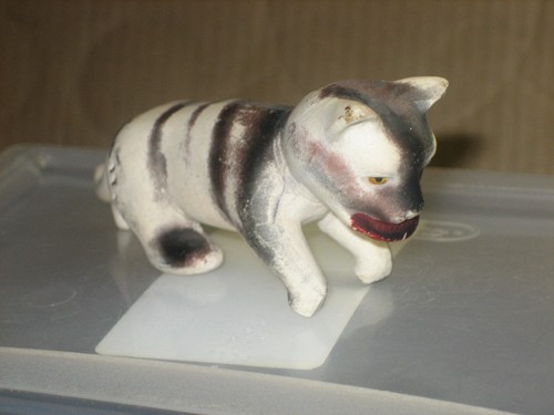 Vintage tiger figure ceramic - tiger?,