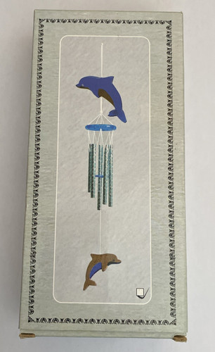 Wind chime dolphin decoration - chime,