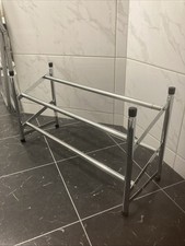 Chrome 2-Tier Shoes Rack Extendable Storage Organiser