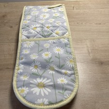 Double Oven Gloves Heat Resistant Cotton Kitchen Padded Mitts for Cooking Baking