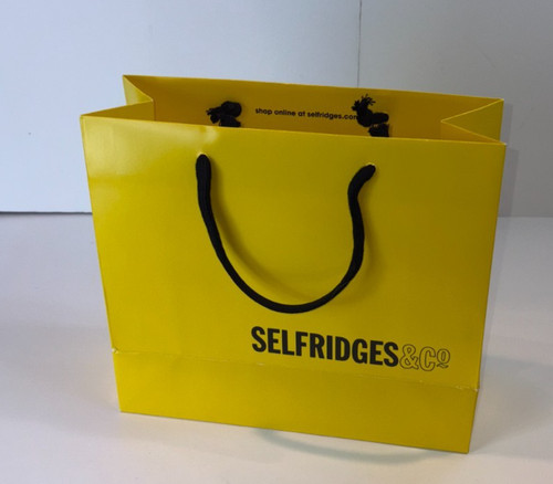 Selfridges small yellow paper - selfridges,