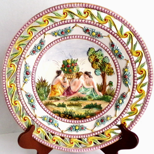 Vintage capodimonte porcelain - vintage,