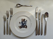 British Airways First Class cutlery OLIVE by Studio William 8 pc - stamped