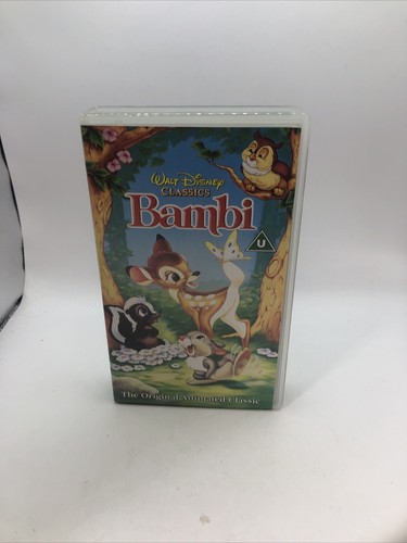 Walt disney bambi - disney, (vhs)