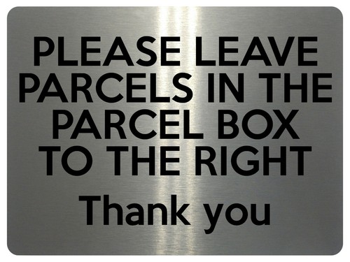 1527 please leave parcels - 1527,