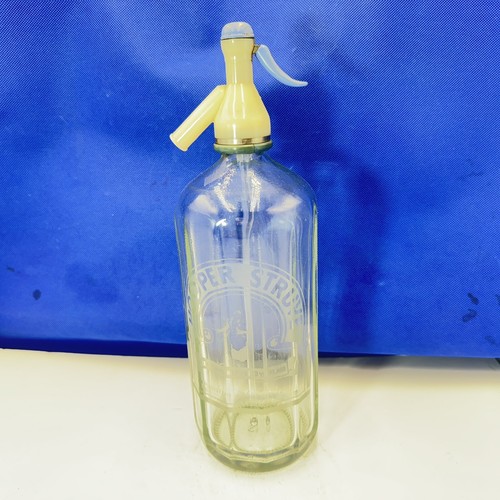 Soda syphon etched hooper - etched,