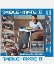 Table Mate II The Ultimate Portable Table Laptop White Colour Desk Student Table