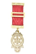 Masonic Royal Arch Chapter Breast Jewel  Red Ribbon RA Principal Jewel